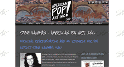 Desktop Screenshot of americanpopartinc.com